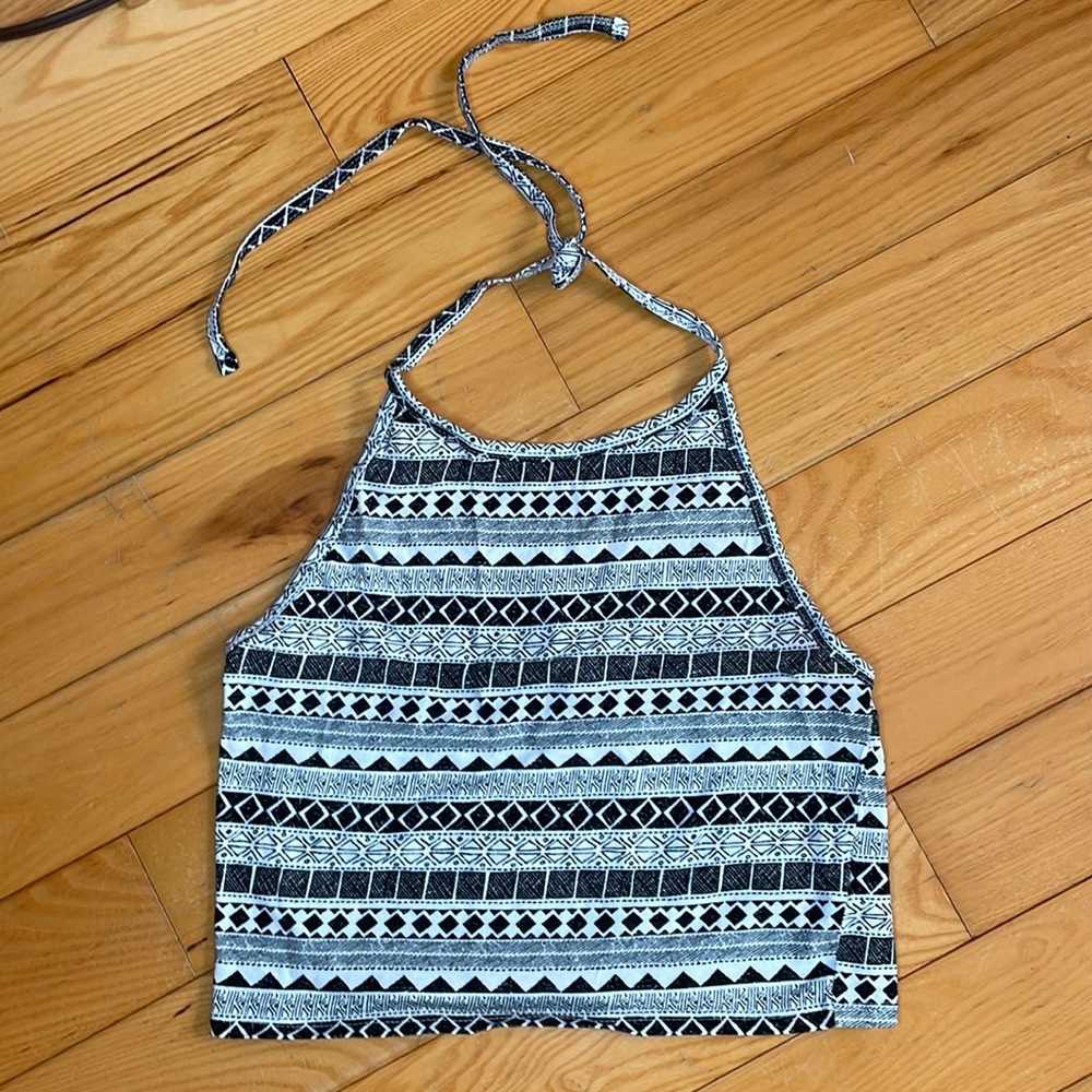 Tribal Print Halter Top